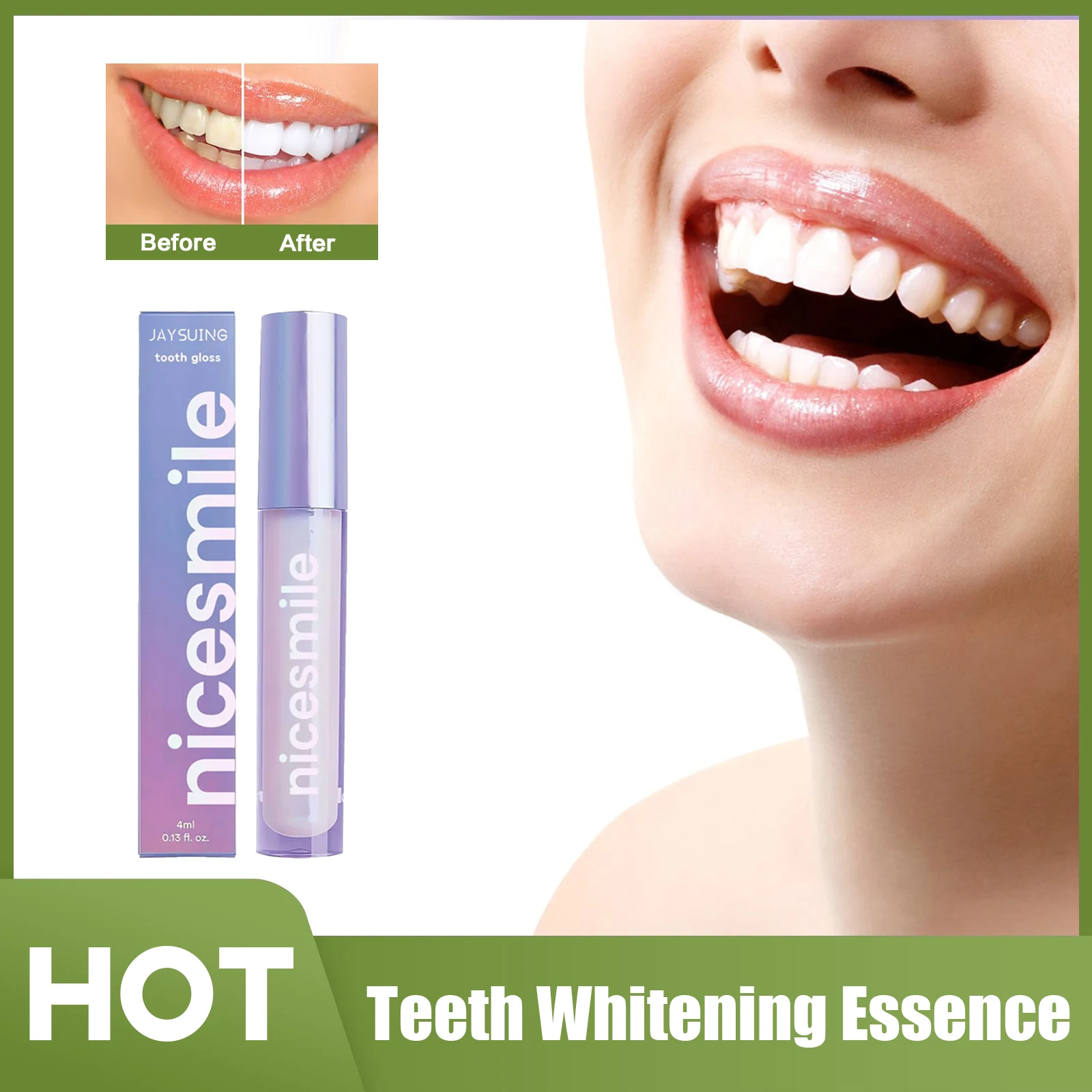 

Tooth Whitening Serum Bleach Remove Stains Tooth Instant Brightening Teeth Cleaning Fresh Bad Breath Oral Hygiene Care Essence