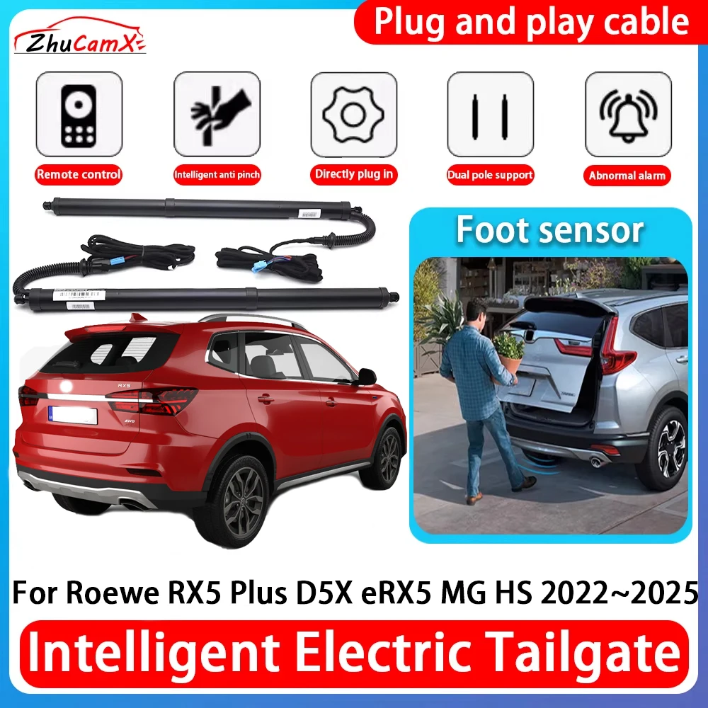 

ZhuCamX Car Power Trunk Electric Suction Tailgate Intelligent Tail Gate Lift Strut For Roewe RX5 Plus D5X eRX5 MG HS 2022~2025