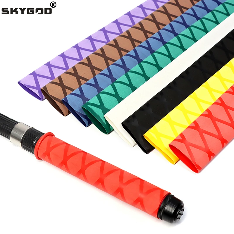

1~10pcs Anti-slip Heat Shrink Tube 15 18 20 22 25 28 30 35 40 45 50mm Handle Protector Insulated Wrap Sleeve for Fishing Rod
