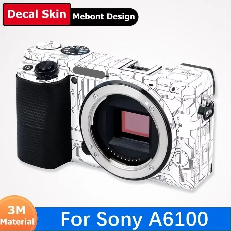 Customized Sticker For Sony A6100 ILCE-6100 Decal Skin Camera Lens Vinyl Wrap Film Protective Coat Alpha ILCE6100 ILCE 6100