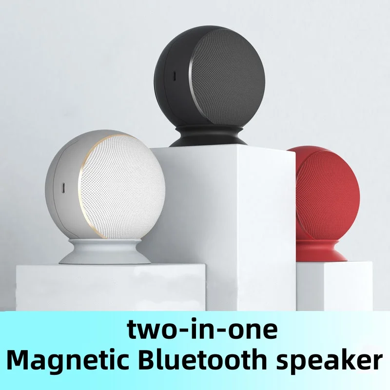 

magic ball Dual Speaker Detachable Outdoor Portable Heavy Bass Wireless Bluetooth surround Stereo big Steel Cannon Sound System