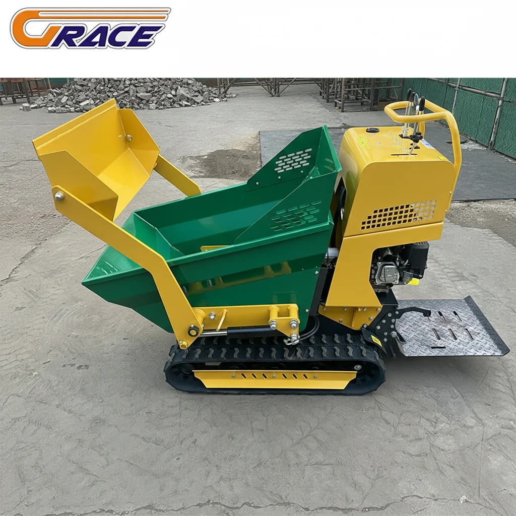 

Crawler Mini Dumper 500kg EURO 5 EPA Durable Design Factory Direct Sale Fast Delivery