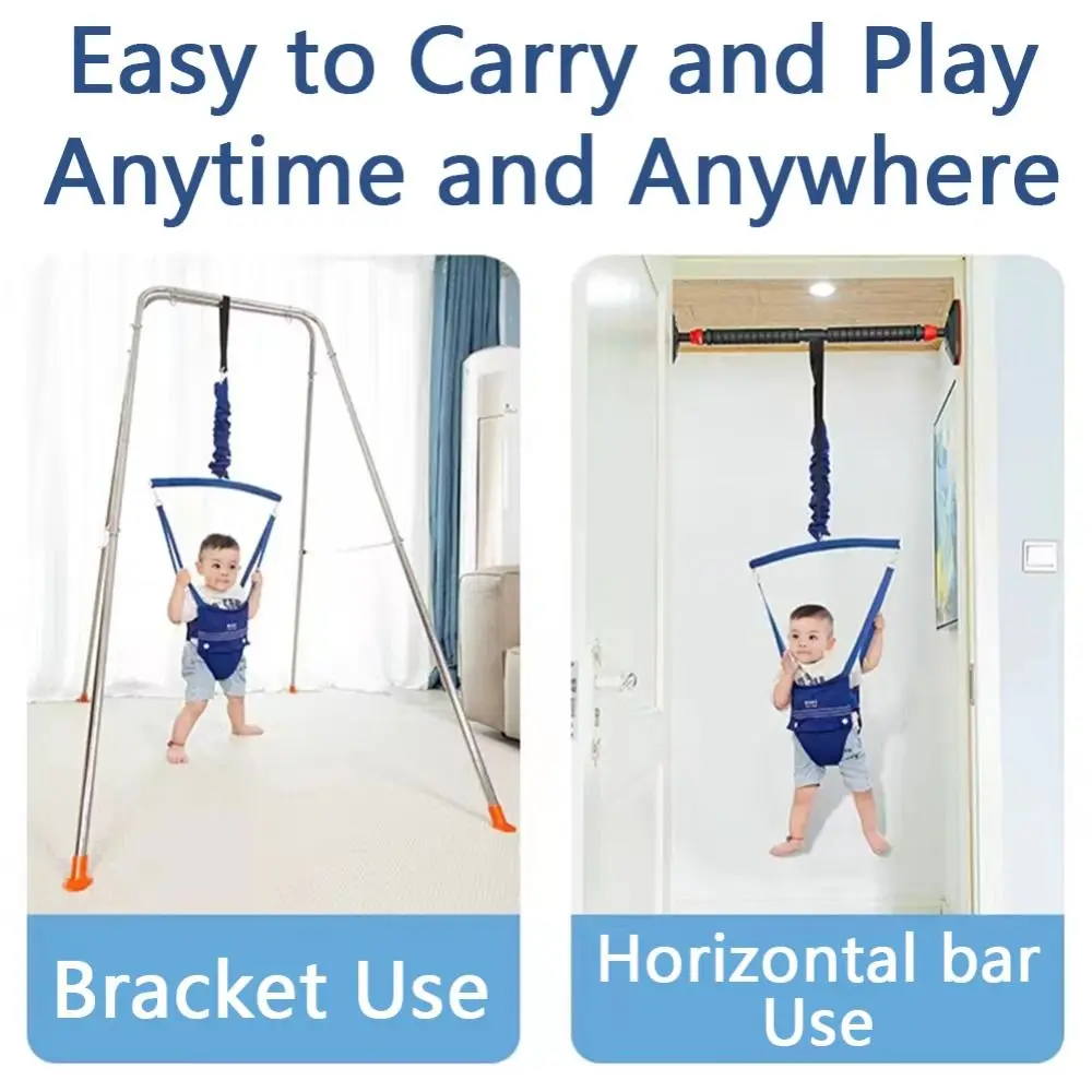High Quality Safety Jumper Adjustable Strap Early Education Jumping Chair Lifting Belt Doorway Jumper Toddler Unisex