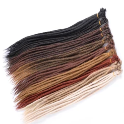 Handmade Dreadlocks Hair Extensions 36 Inch Soft Crochet Dreadlock Braids Hair Synthetic Faux Locs Braids Hair For Women And Men