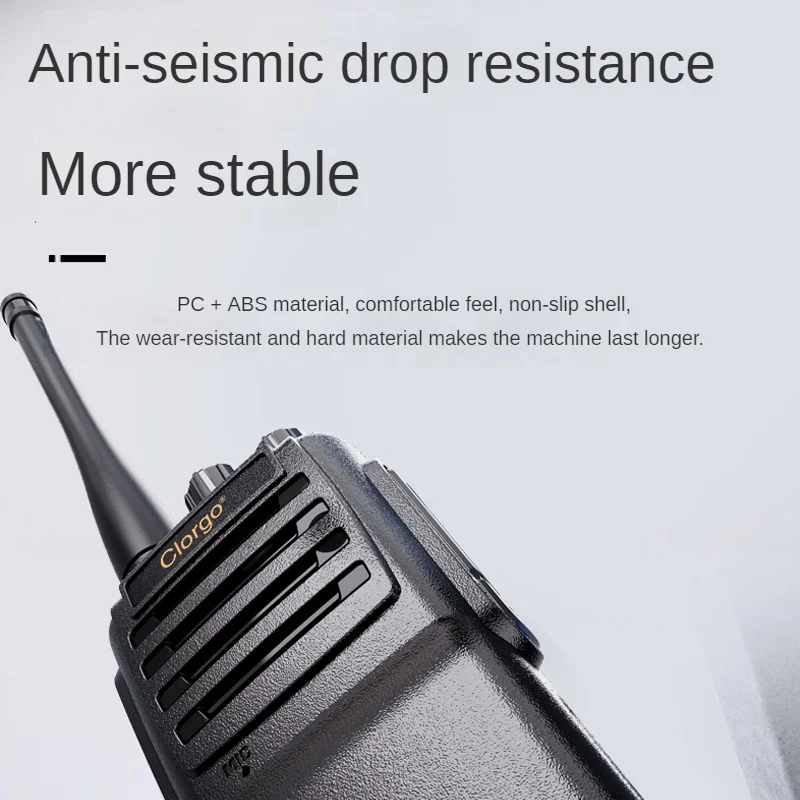 HF Two Way Radio UHF C55 Walkie Talkie  Portable Radio Transceiver Intercom One-click decoding Function walkie-talkie