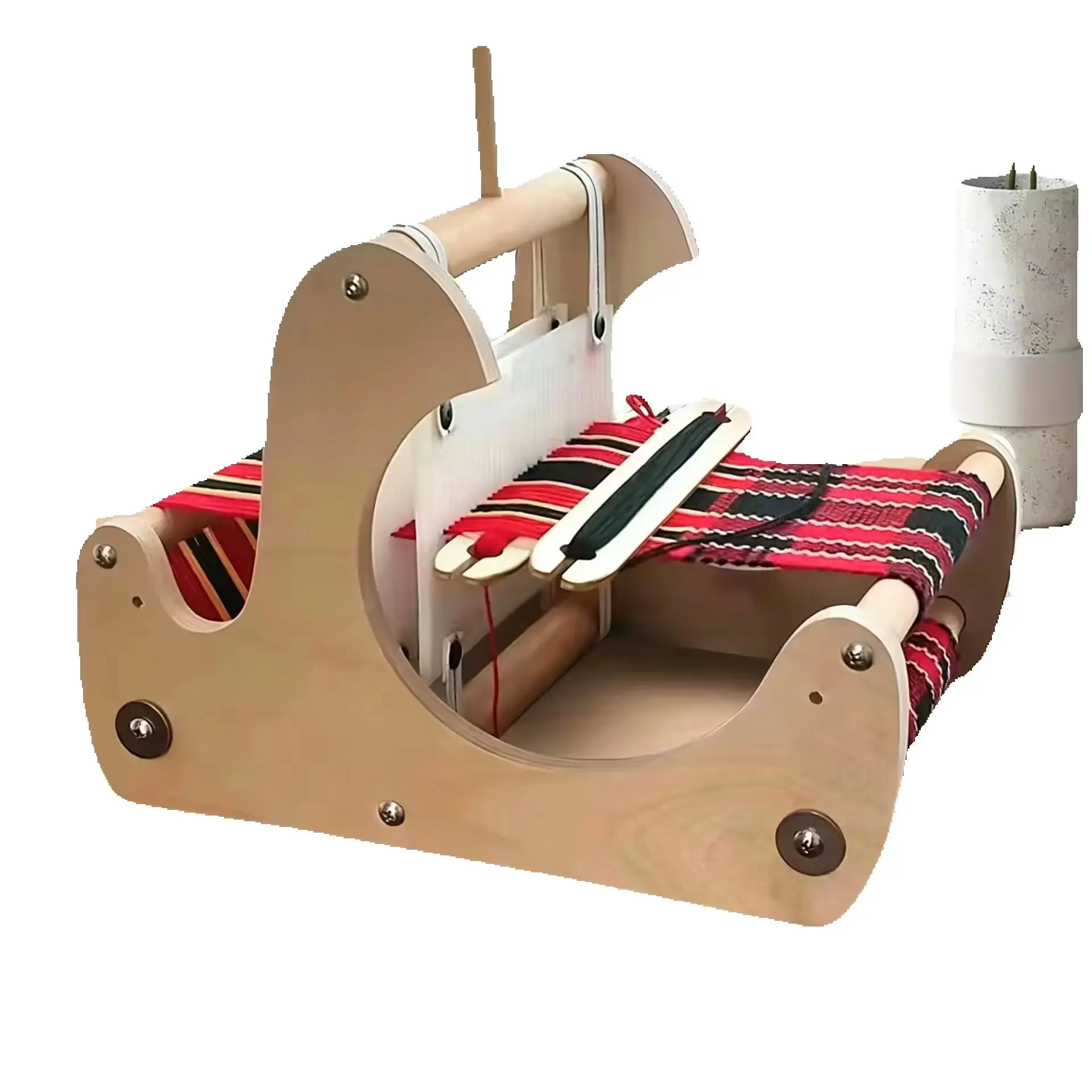 

Mini Loom for Household Use Solid Wood DIY Hand-Woven Creative Craft High-Quality Birch Environmentally Friendly And Durable