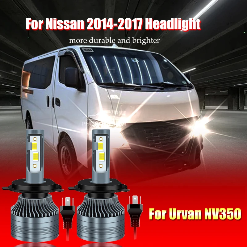 

2 шт., фонарь для Nissan Urvan NV350 2014-2017 (передняя фара)-комплект галогенных ламп 6000K