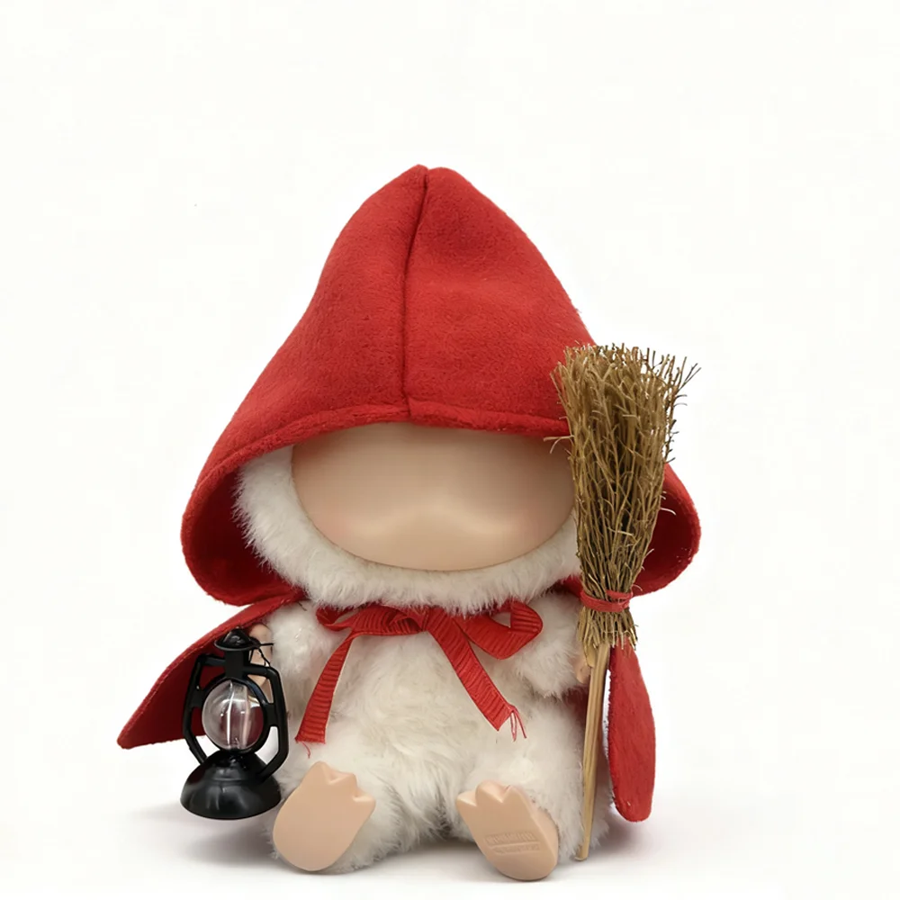 

Mini Doll'S Clothes Outfit For 15-17cm Labubu Accessories Christmas Love Doll Clothing Decoration Red Hooded Cloak Fashion Toys