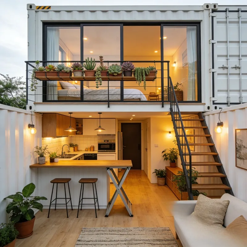 Factory Suppliers' 20ft Prefabricated Foldable Container House Modular Extendable Villa and Bedroom Prefab Folding Home
