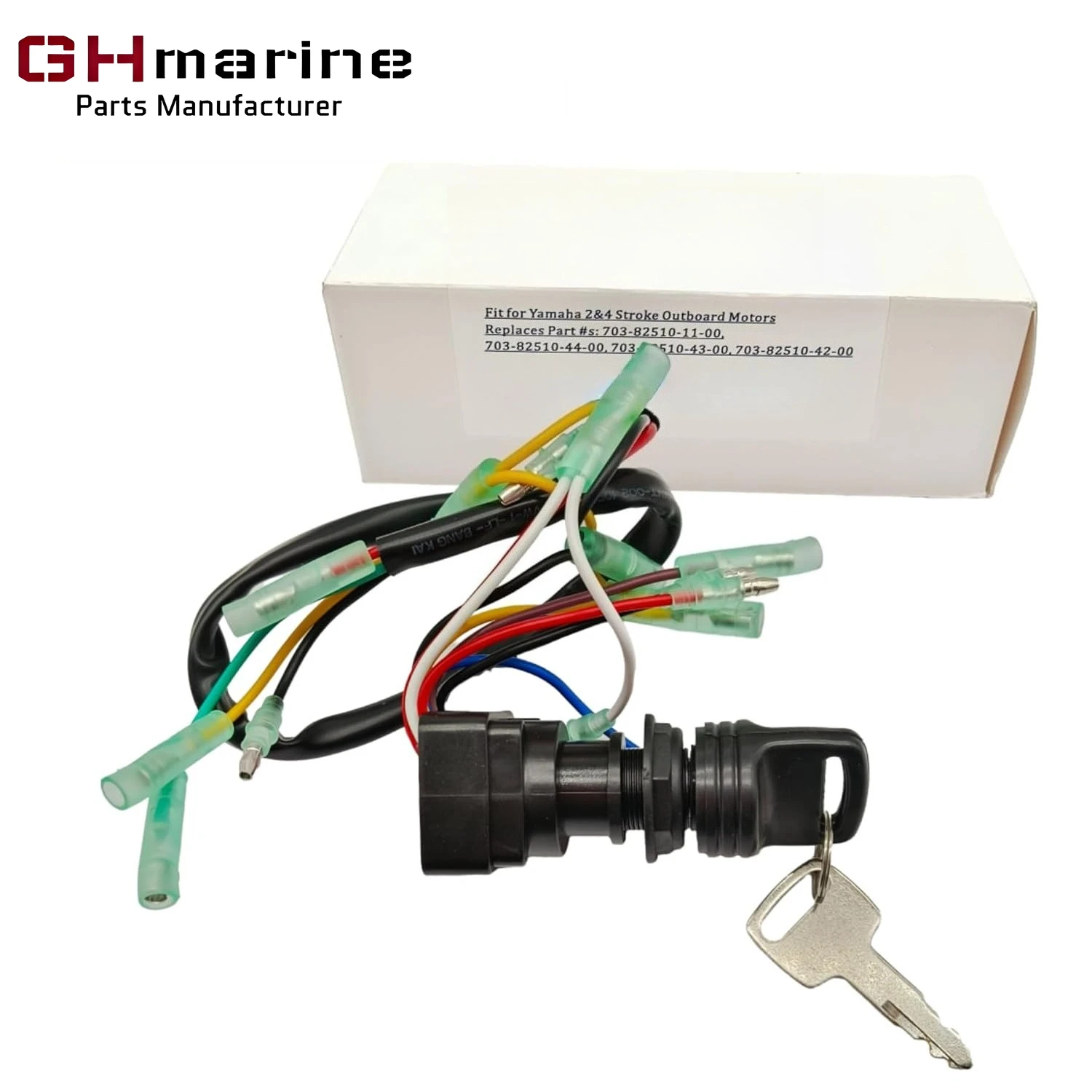 Marine Boat 703 82510 43 Remote Control Box Ignition Switch Key Assy for Yamaha 2 4 Stroke 6-300 HP Outboard Motors 703 82510 42 view 4