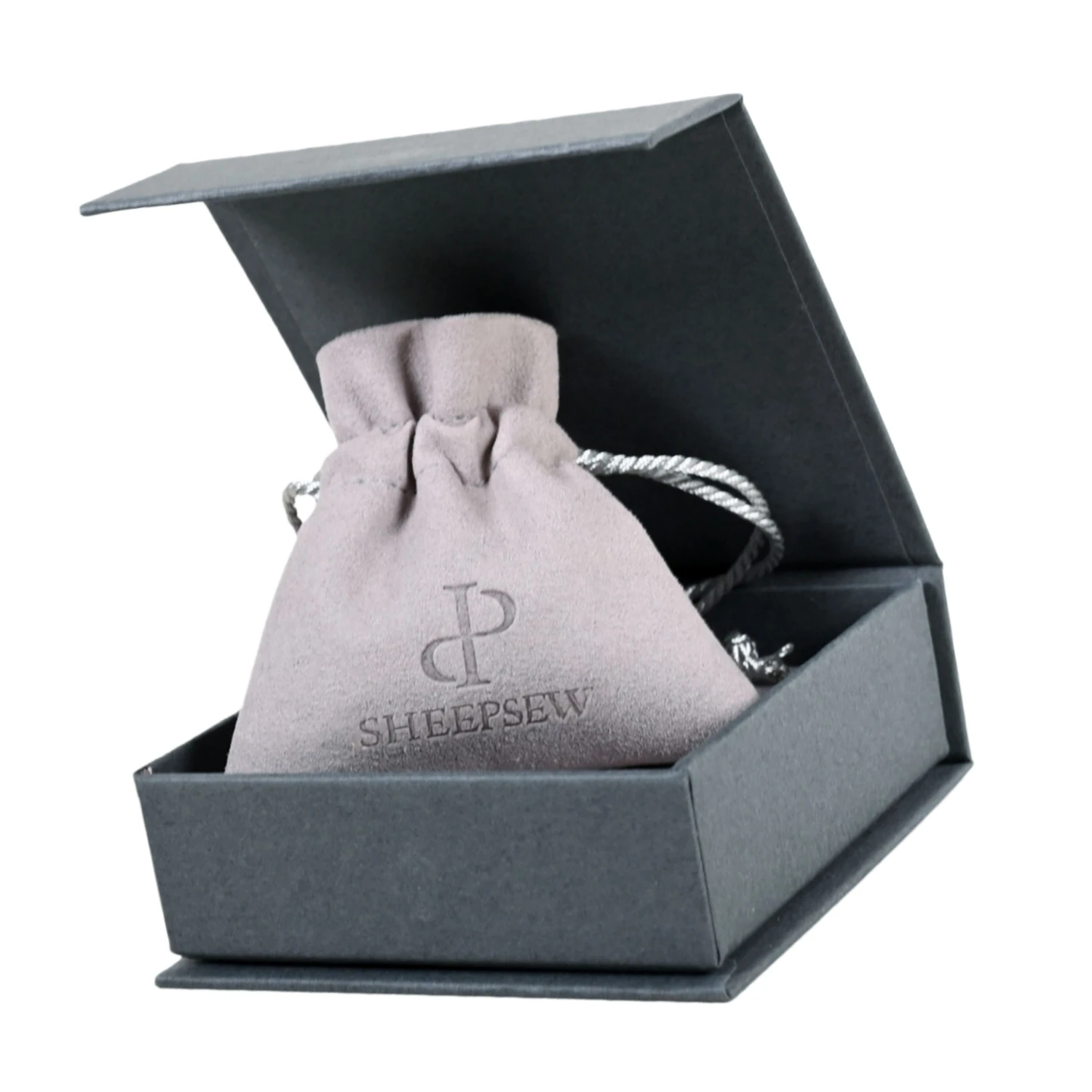 

20 шт., заводской набор мешочек из микрофибры на шнурке, напечатанный логотип, бумажная магнитная застежка, шкатулка для драгоценностей, посылка для ювелирных изделий