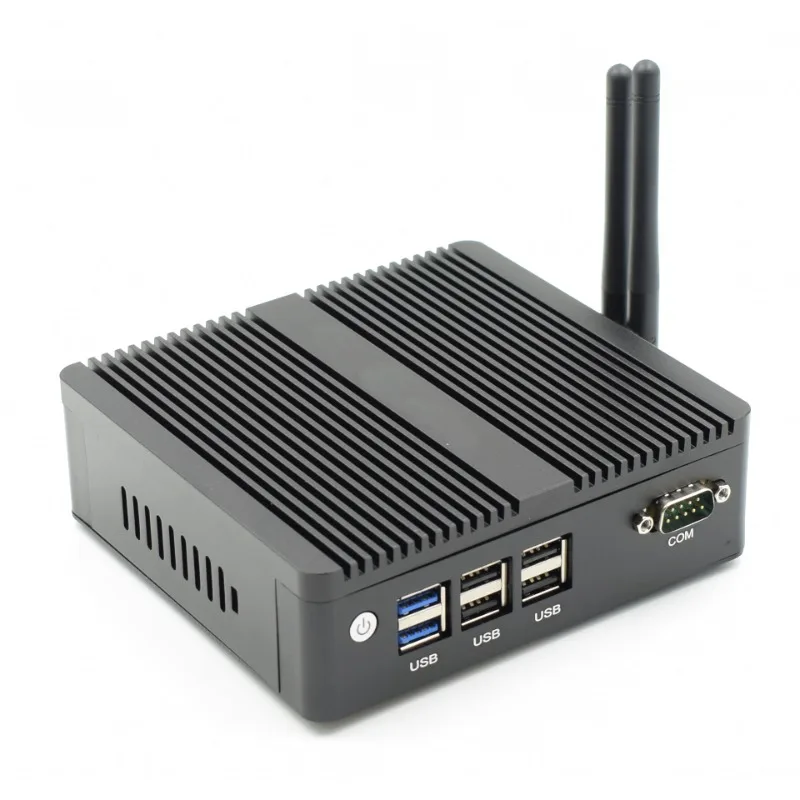 New N3160 quad-core 2 network port high definition mini host, network firewall machine, home desktop small host
