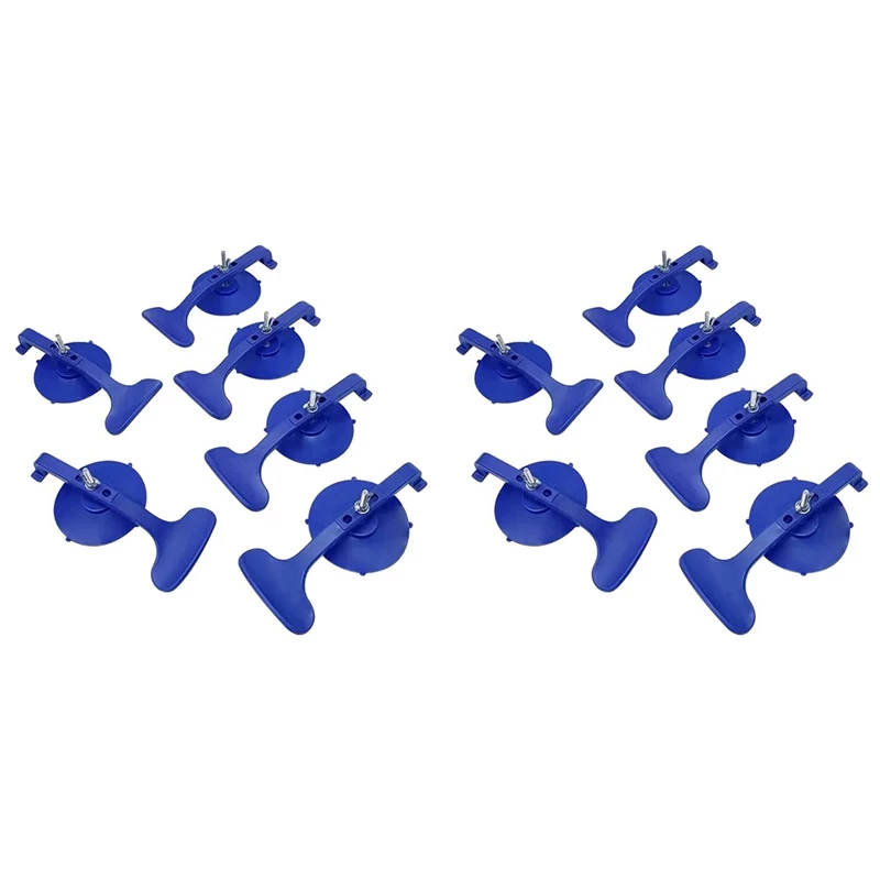 12Pc Suction Clamp Set Window Suction Cups For Sealing Rear Window To Top Convertible Glass Windshield Repair Gluing