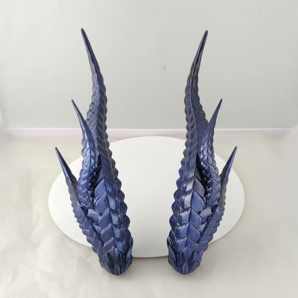 2025 New Nezha Conquers The Dragon King Cosplay Prop Ao Guang Claw Horns Costume Accessories Hand Made Work Custom Made