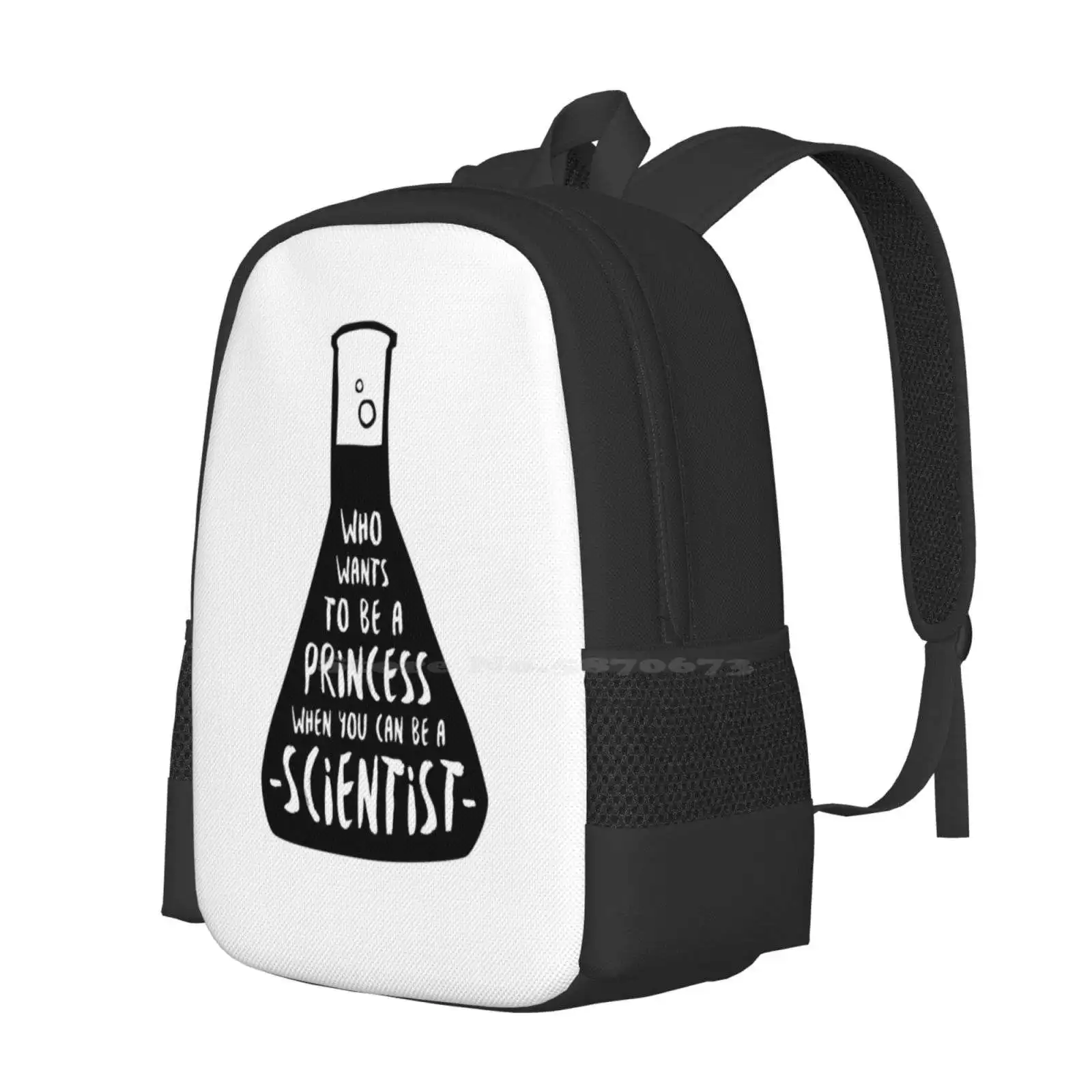 Who Wants To Be A Princess When You Can Be A Scientist Hot Sale Backpack Fashion Bags Go Girl Empowering Women Empowering Girls