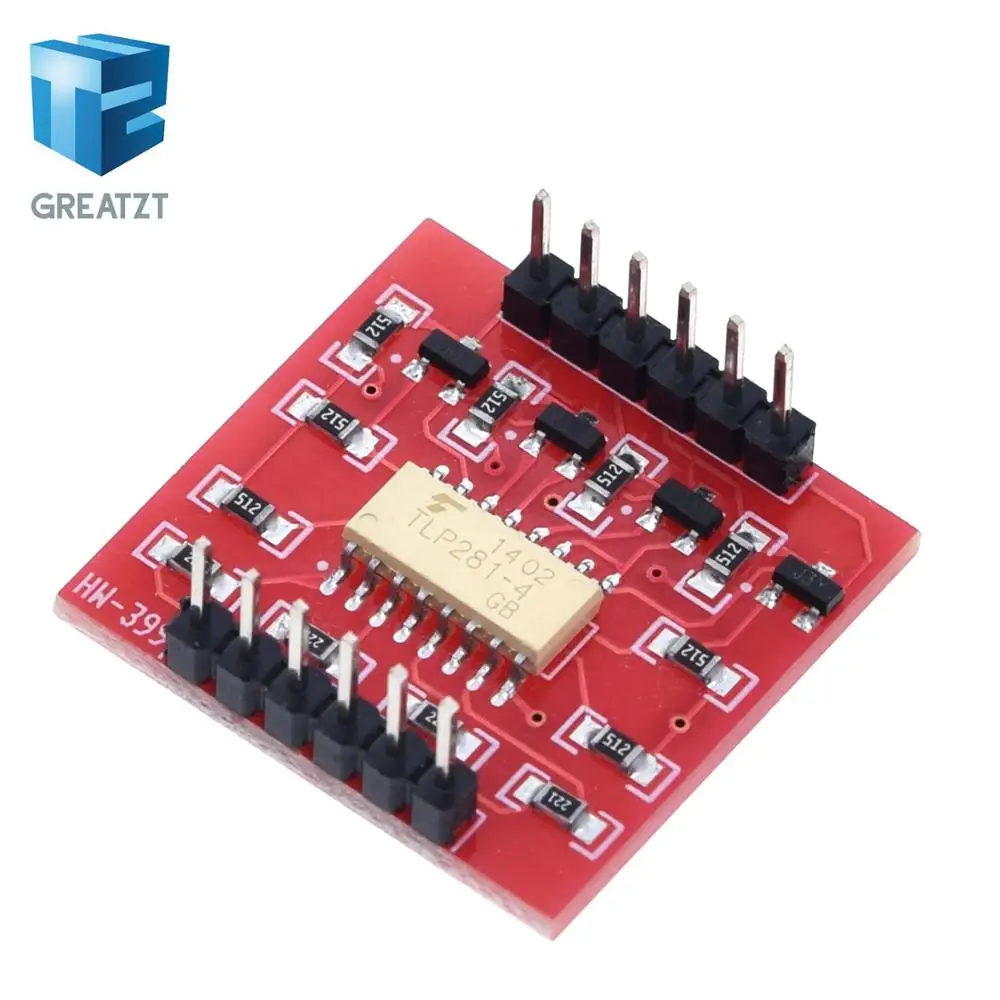 TLP281 4 CH 4-Channel Opto-isolator IC Module For Arduino Expansion Board High And Low Level Optocoupler Isolation 4 Channel