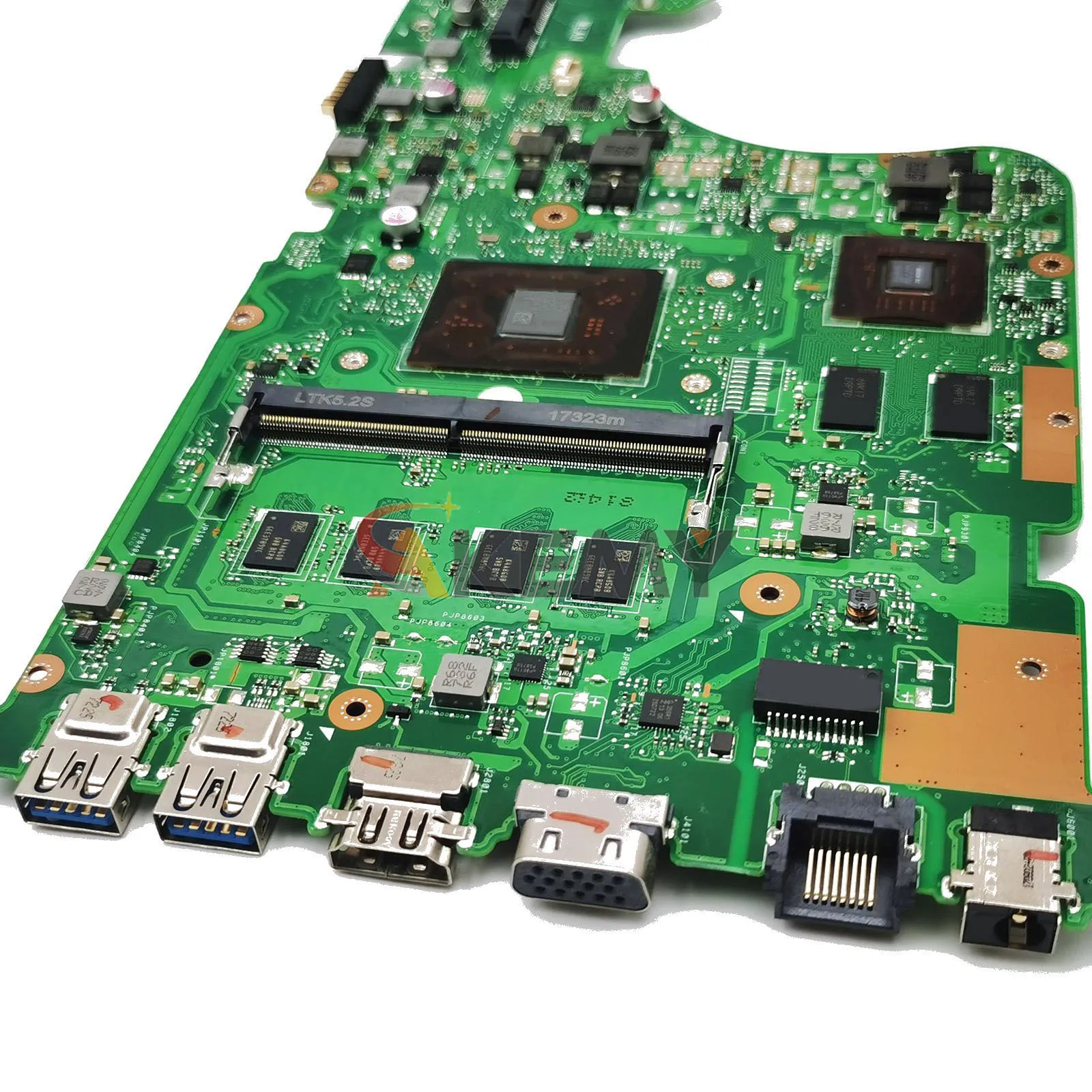 X555QG Laptop Motherboard For ASUS VivoBook K555Q X555BP X555Q K555Q A555Q K555B A555B Mainboard With A4 A6 A8 A10 A12 CPU view 4