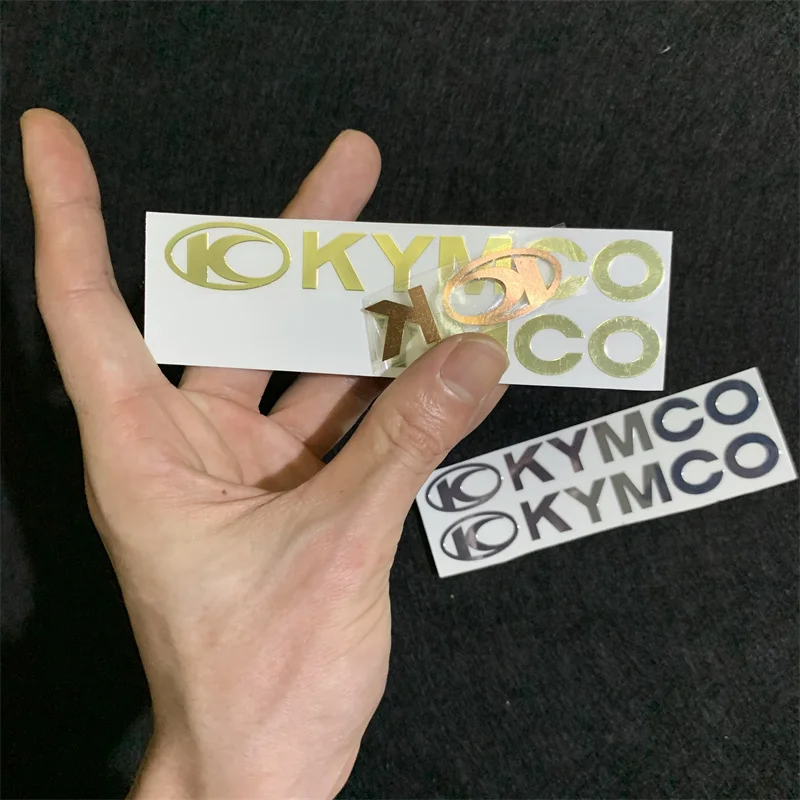 2pcs KYMCO Metal Sticker Motorcycle Refit Personalized Sticker Motorcycle  KYMCO  Logo Decorative Waterproof Decals for  KYMCO