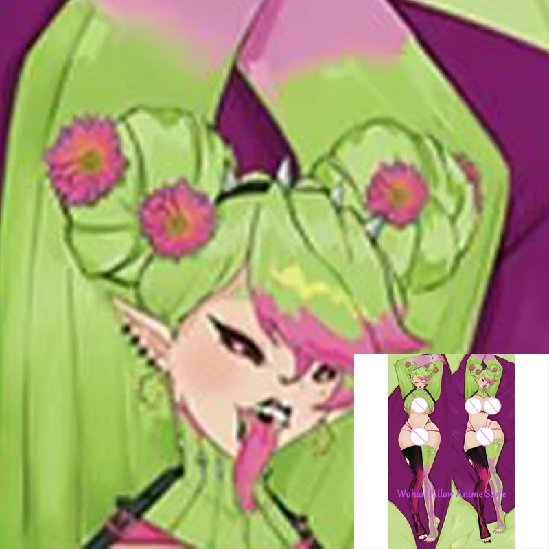 

Dakimakura Anime Pillow Cover SimmaTheCactus Double Sided Print Life-size Christmas Decoration