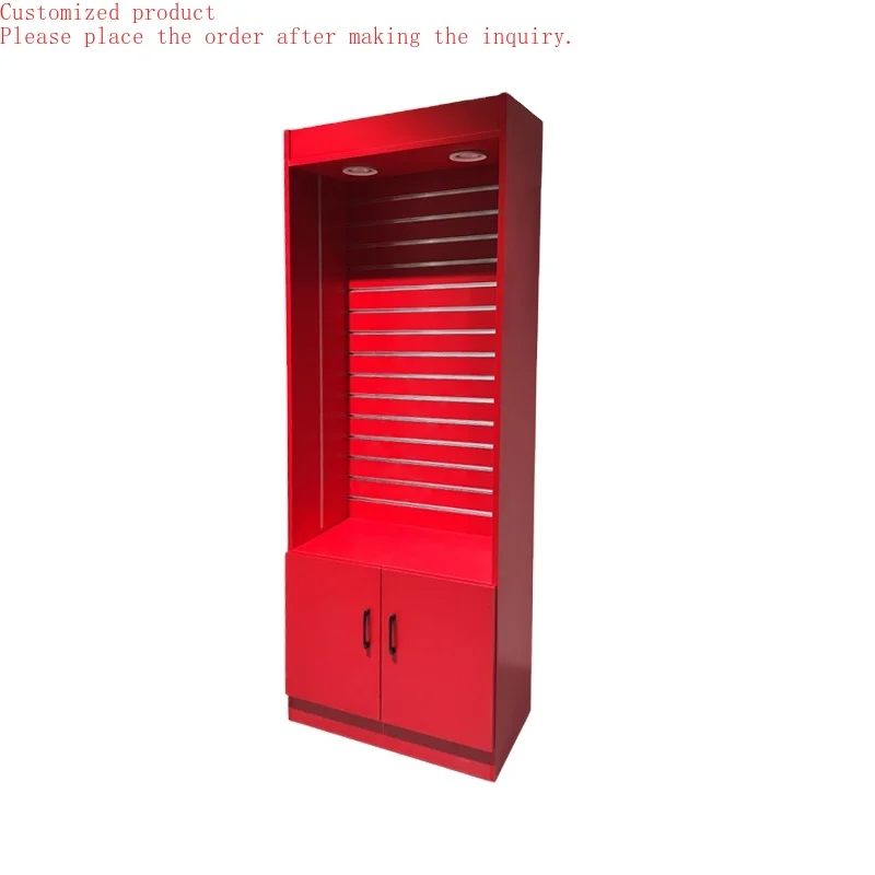 

Custom.Melamine Surface MDF Board Display Stand Shopping Store Display Shelf