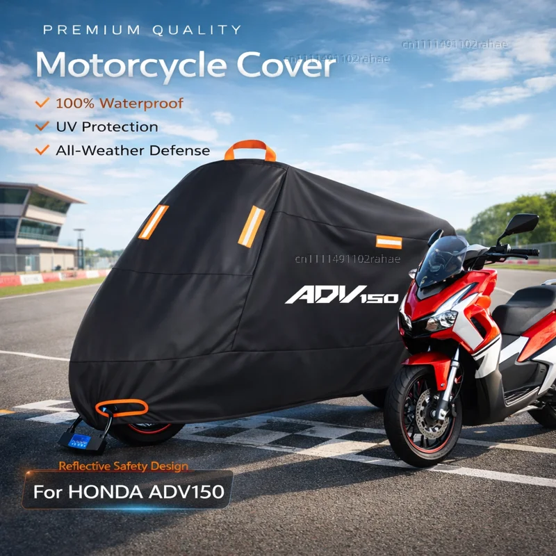 

Чехол для мотоцикла HONDA 150 ADV150, водонепроницаемый, утолщенный, из полиэстера, с защитой от УФ-излучения, для улицы, от дождя, пыли и солнца, чехол для скутера