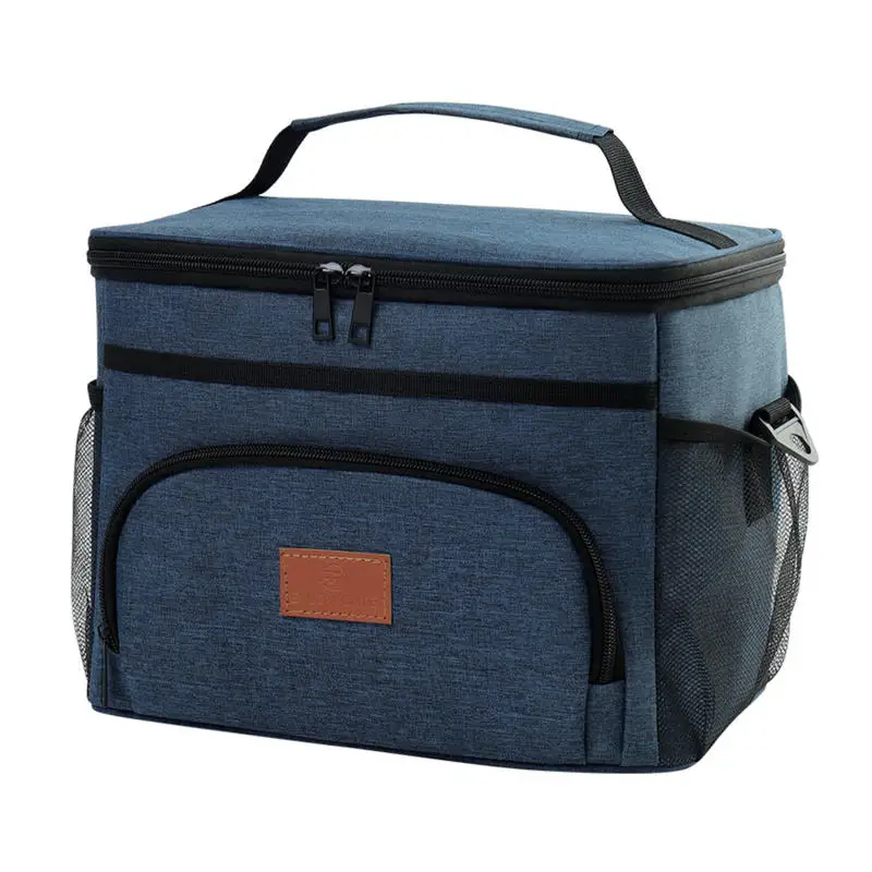 

Portable Lunch Bag Food Thermal Box Office Outdoor Leak Proof Water Ice Pack With Shoulder Strap Thickening Insulated Case