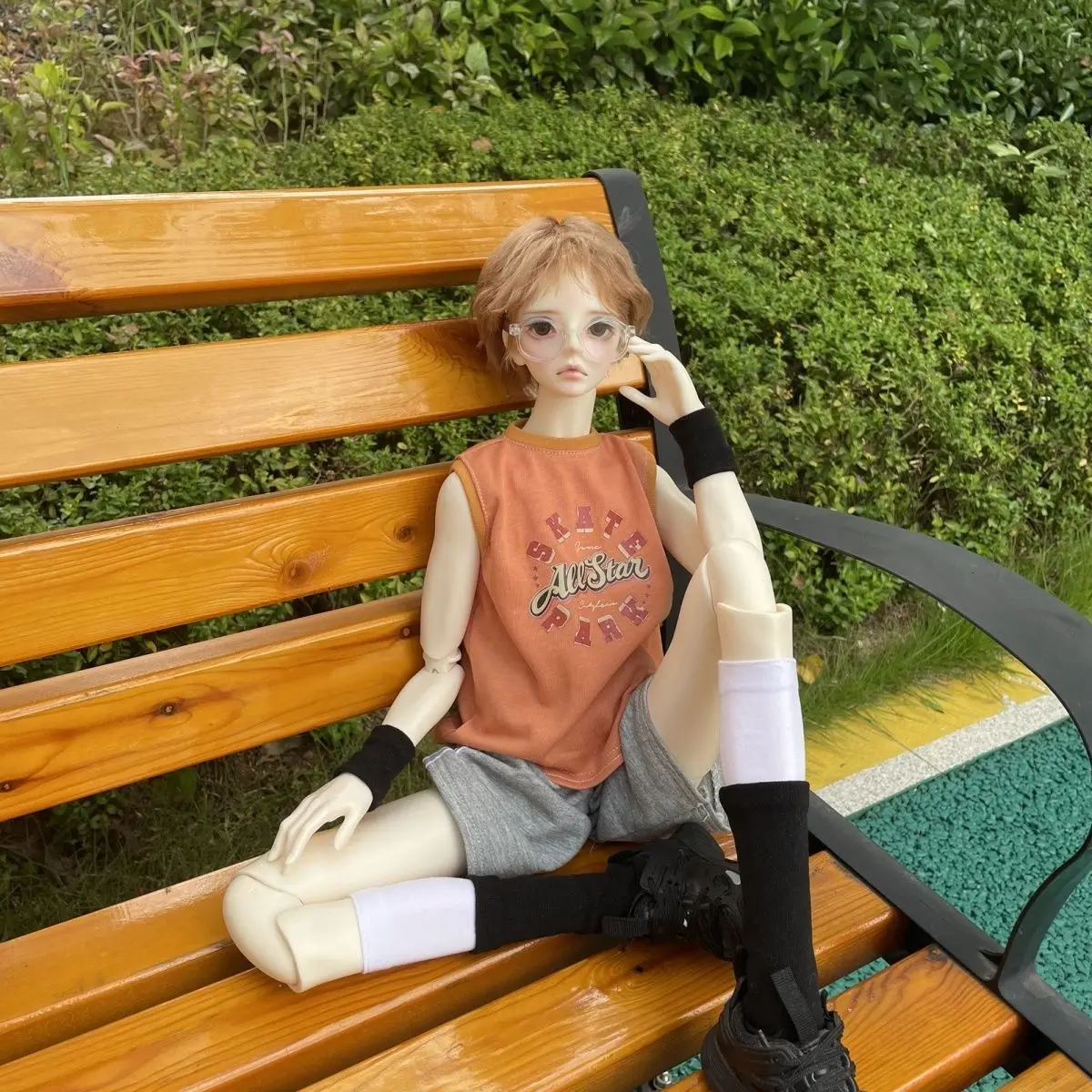 1/6 1/5 1/4 1/3 ملابس الدمية دعوى ل 30/36/45/60/62/65/68/70/75 سنتيمتر Bjd دمية الرياضة كرة السلة مجموعة لعبة إكسسوارات دمي ، لا دمية
