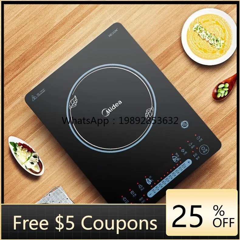 DCL induction cooker household, integrated panel uniform fire 4D waterproof full touch screen