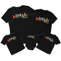 New Disneyland The Original Mickey and Friends Print T-shirts Funny Disney Trip Family Matching Shirts Vintage Disneyworld Tees