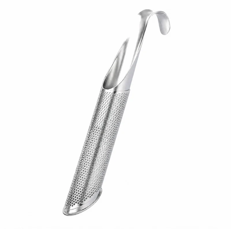 Stainless Steel Tea Diffuser Stick Loose Leaf Infuser Strainer with Hook Handle