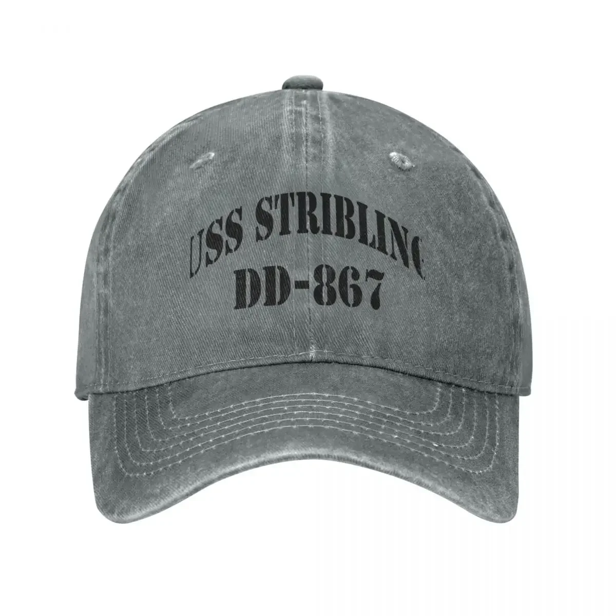 USS STRIBLING (DD-867) SHIP'S STORE Cowboy Hat Caps custom hats Big Size Hat Hat For Women Men'S