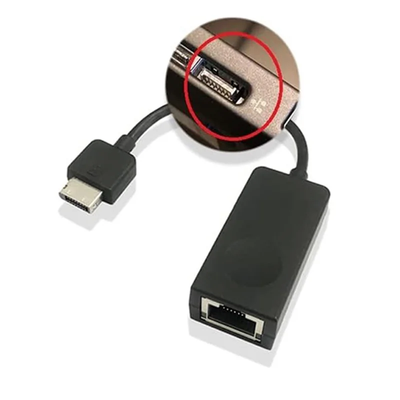 

L53A-Replacement Cable Dongle RJ45 Ethernet Adapter For Lenovo Thinkpad X280,X390,X390 Yoga,X395,X1 Yoga 4Th,5Th Gen