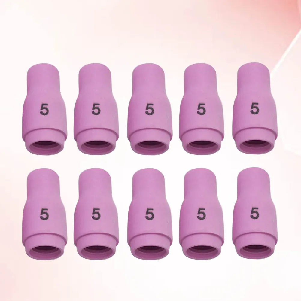 

10Pcs Argon Arc Welding Parts Ceramic Nozzle for Reliable Tig Welding Compatible Wp- Wp-26 Long Lifespan Easy Installation