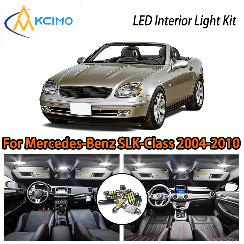 

KCIMO For Mercedes-Benz SLK-Class R171 2004-2010 Premium LED Interior Kit - 2 Colors , Quick Installation, Long-Lasting