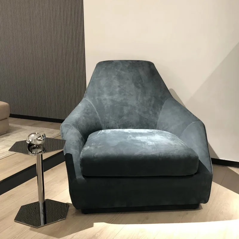 Curved combination sofa Modern round sofa Home leisure chair