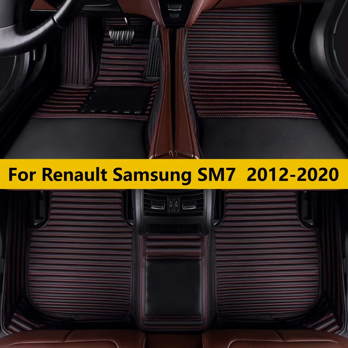 Custom Car Floor Mats For Renault Samsung SM7 2012 2013 2014 2015 2016 2017 2018 2019 2020 Auto Full Set Carpet Pads