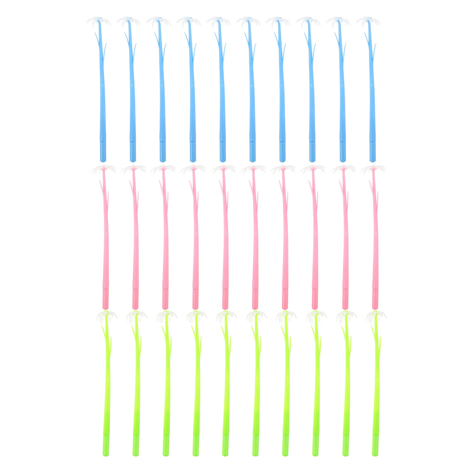 

30Pcs Creative Flower Color Changing Gel Pens Cute Smooth Writing Pens for Students School Note Taking Accessories
