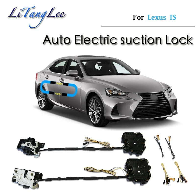 

For Lexus IS 2017~2024 Car Soft Close Door Latch Pass Lock Actuator Auto Electric Absorption Suction Silence Closer