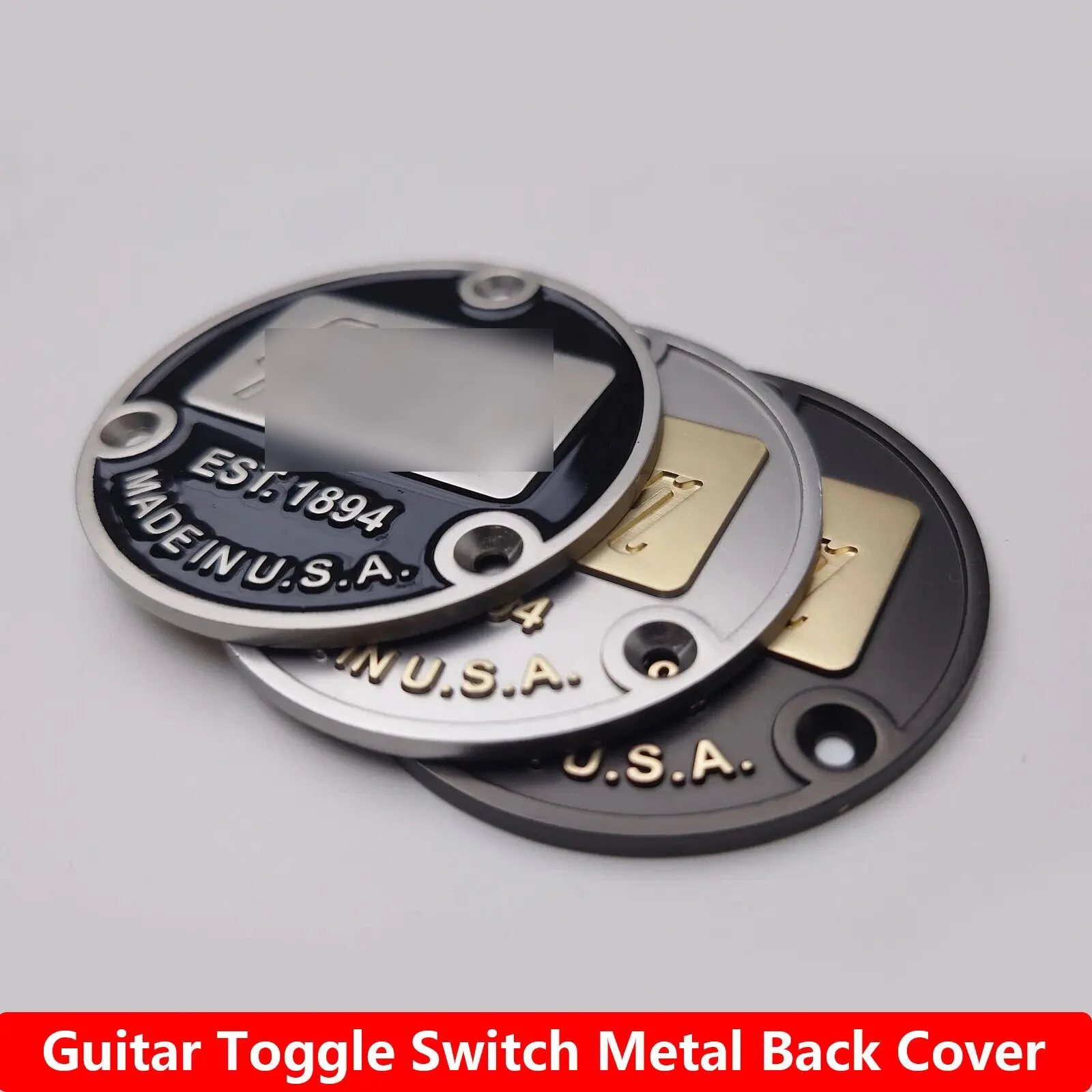 Guitar Toggle Switch Metal Back Cover Standard 55.5mm Diameter for LP Electric Guitars Replacement Parts