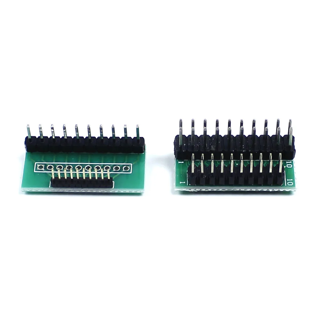 1piece 1.27mm to 2.0mm to 2.54mm Pitch Transfer Plate Converter Single Double Row Pin PCB Adapter Board