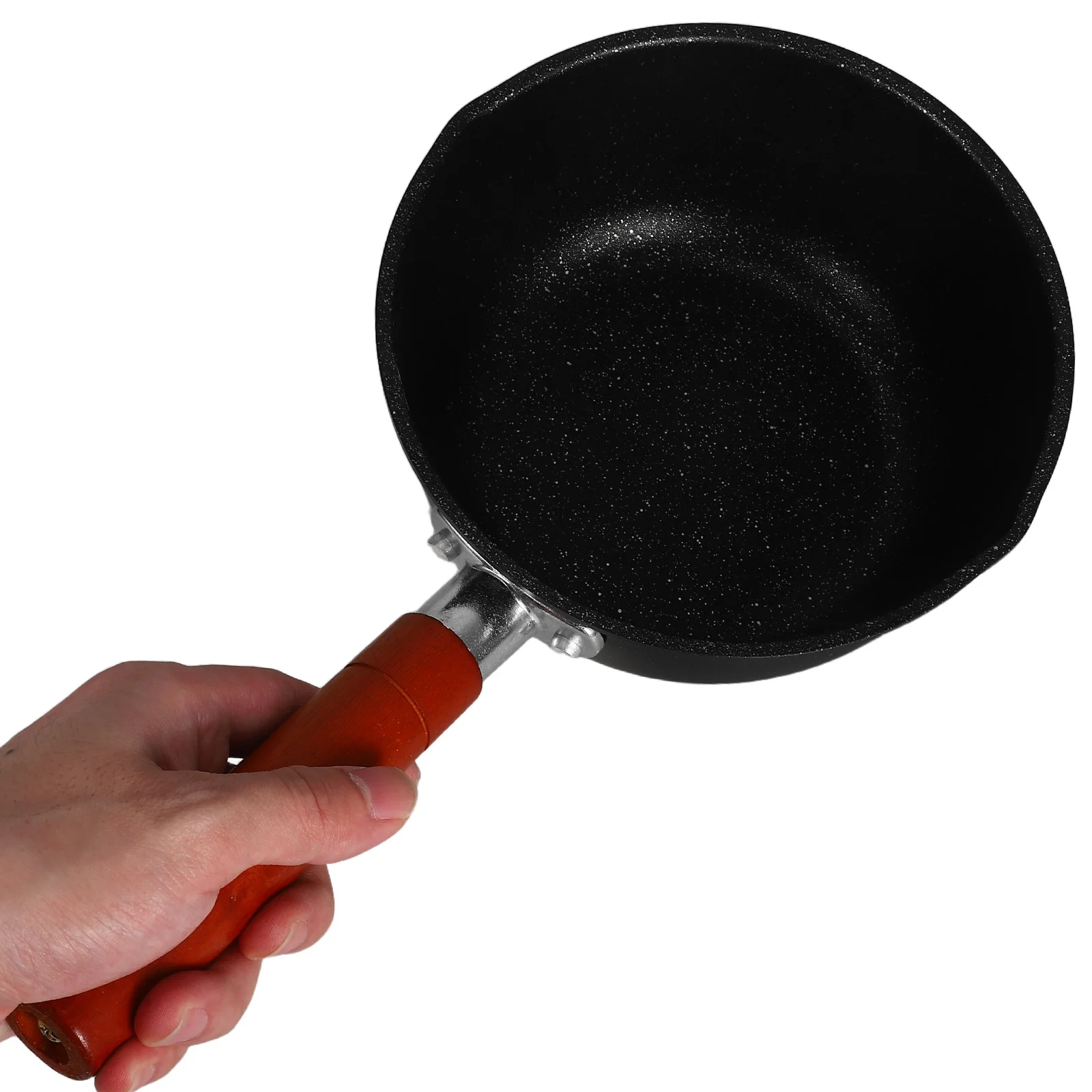 

Japanese Design Non-Stick Cast Iron Mini Stockpot Multi-Functional Saucepan For Soup Milk Butter Heating Spaghetti Cooking