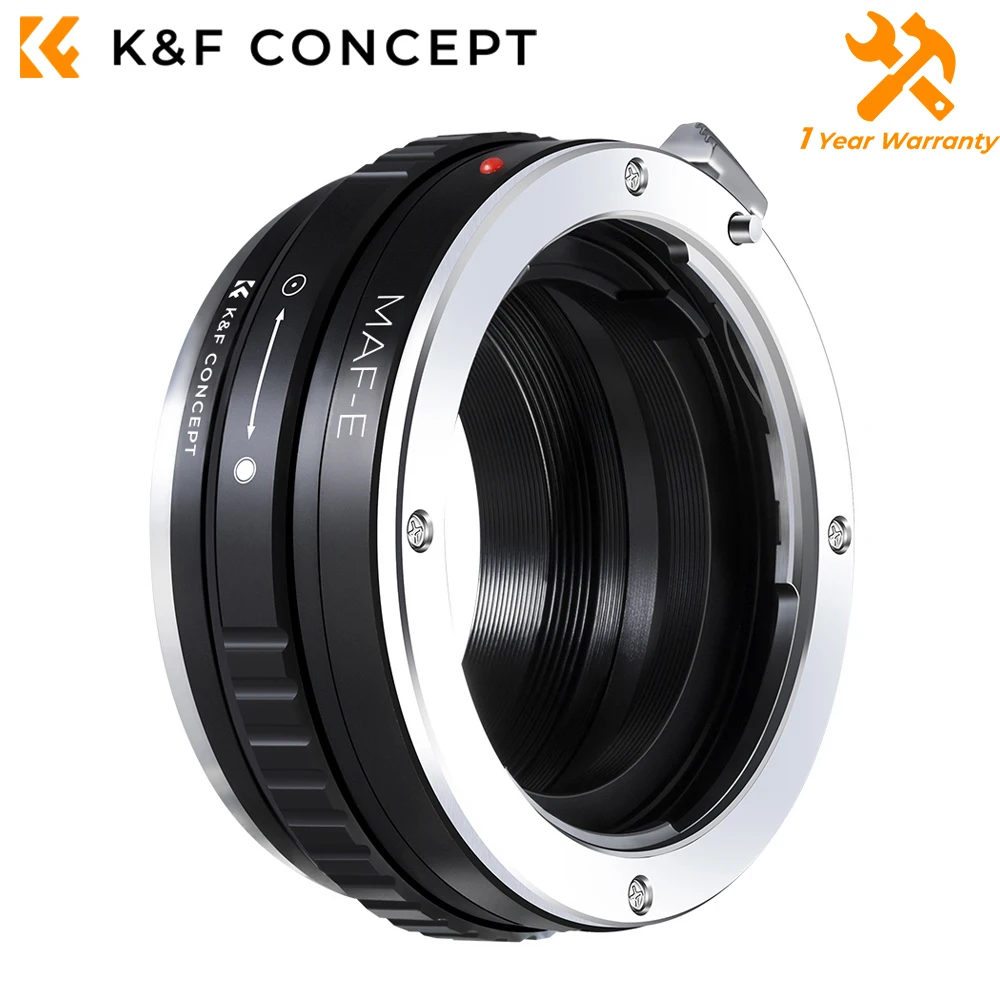 K&F Concept MINOLTA(AF)-NEX Lens Mount Adapter Ring for Minolta(AF) MAF Lens to Sony E Mount NEX Lens Camera A5000 A6000 A6400