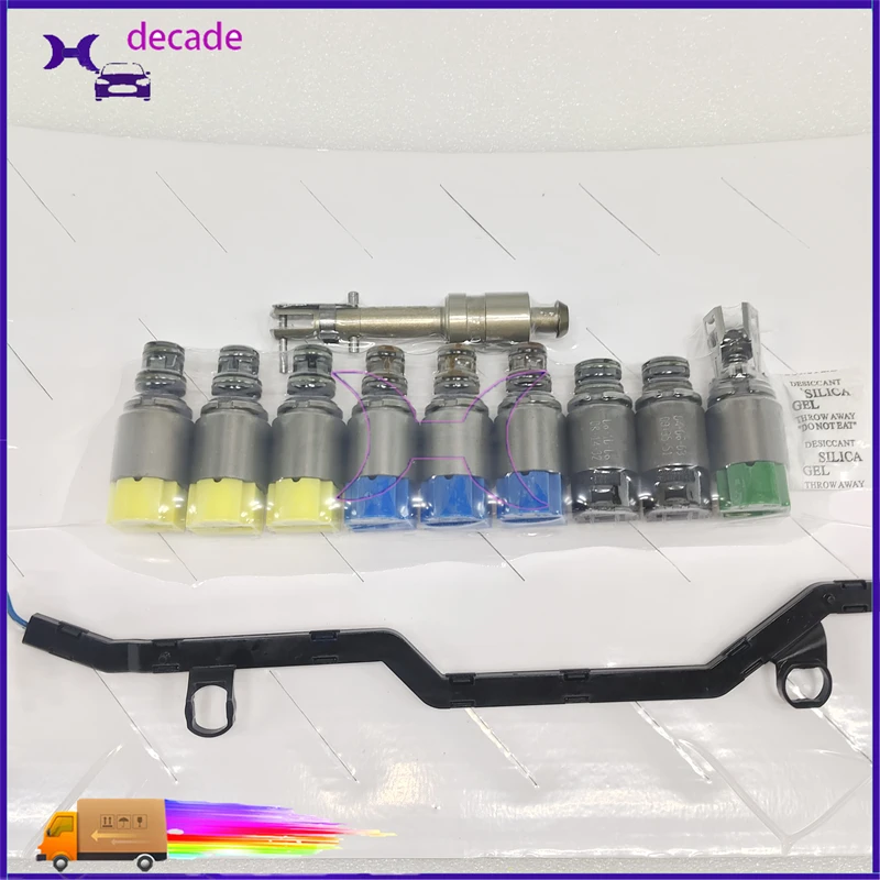 Original ZF6HP19 6HP19 6HP26 Transmission Solenoid Valve 9 Solenoids Kit 1068298044 For BMW 128i X5 X4 Audi S4-S8 6HP19 Solenoid