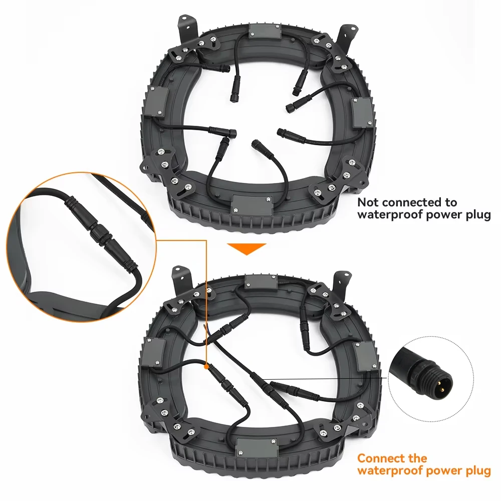 Led Garden Tree Hug Lights Night Projection Outdoor Landscape Lamp IP65 Waterproof For Home Decoration Garden Park Yard Spotligh