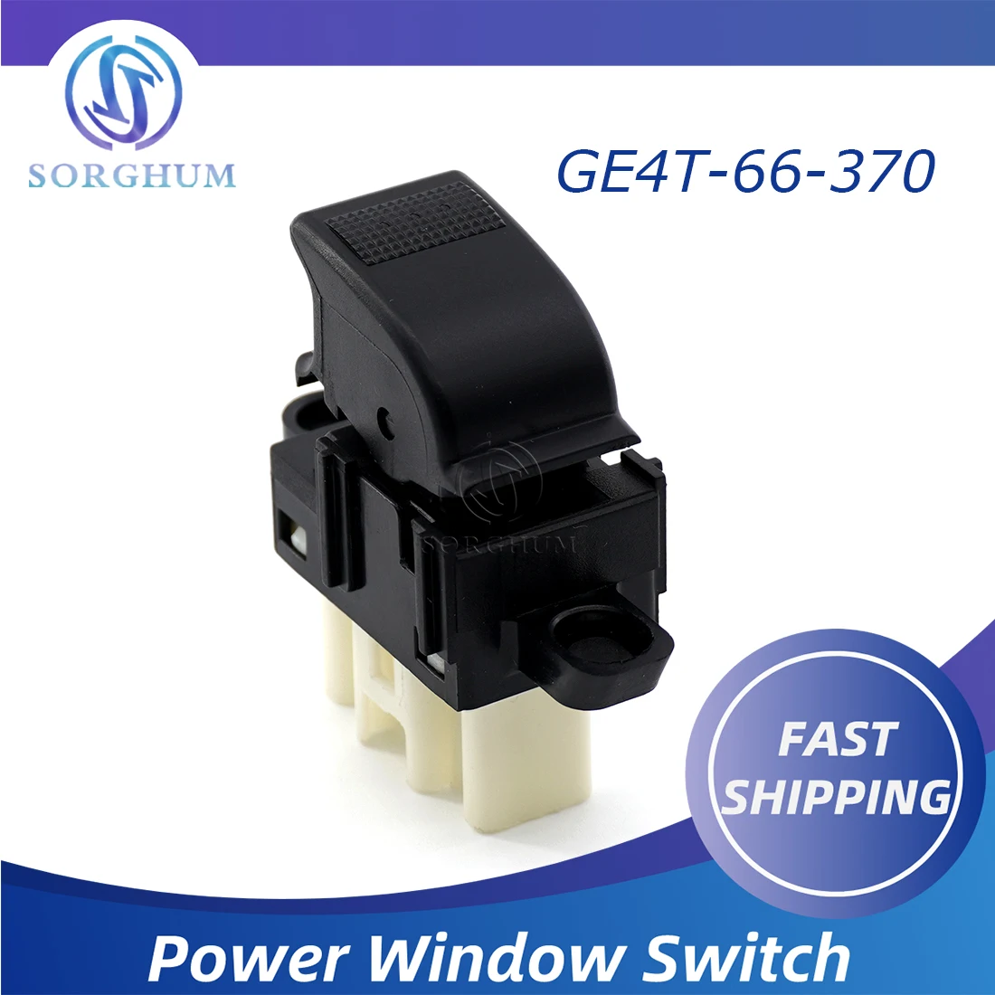 Sorghum GE4T-66-370 Passenger Electric Power Window Switch Knop Voor Mazda 6 Serie 2002-2007 GE4T-66-370ALT Auto Accessoires