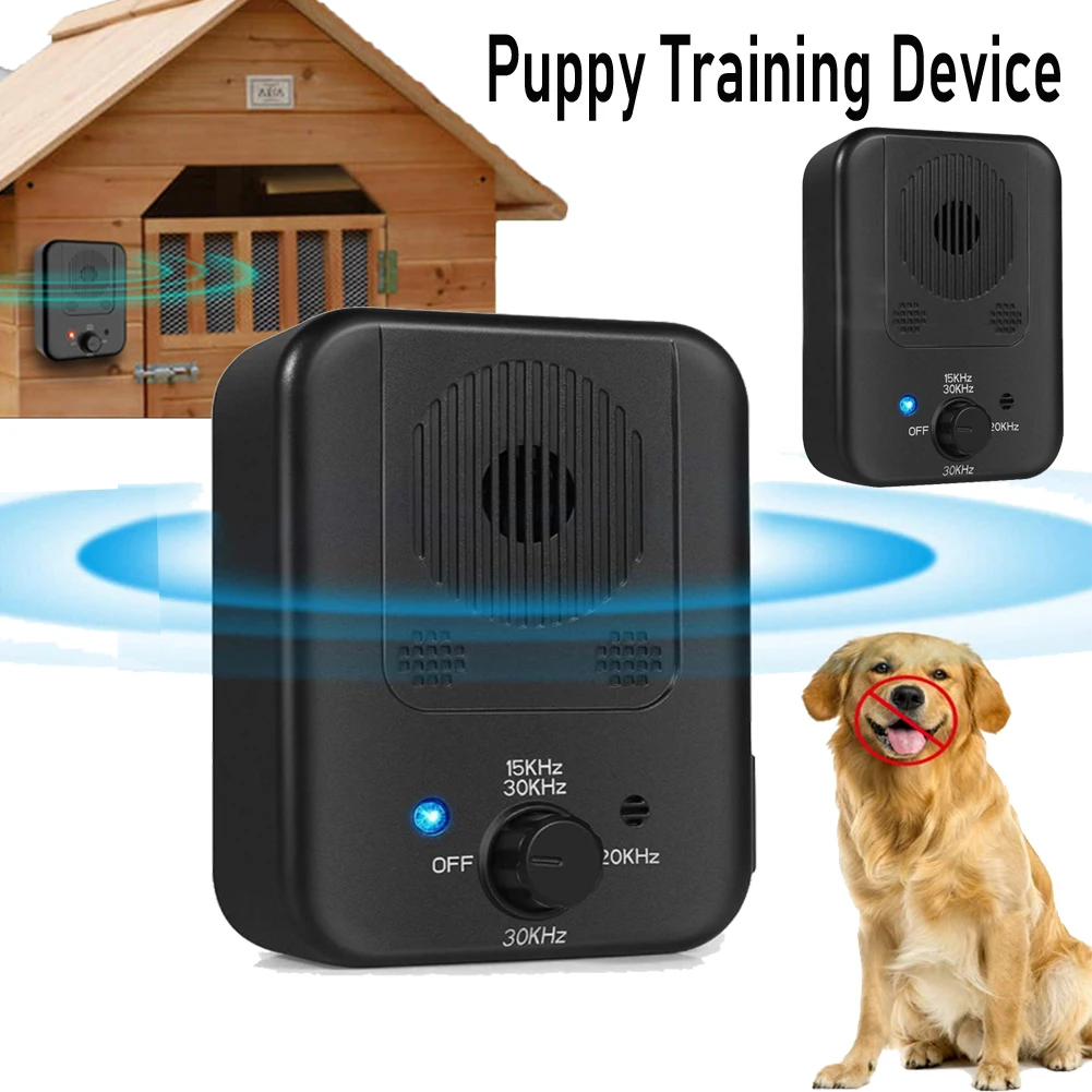 Pet Puppy Anti Bark Ultrasonic Suppressor Outdoor Anti Noise Dog Repeller Device  Waterproof Dog Behavior Training Device