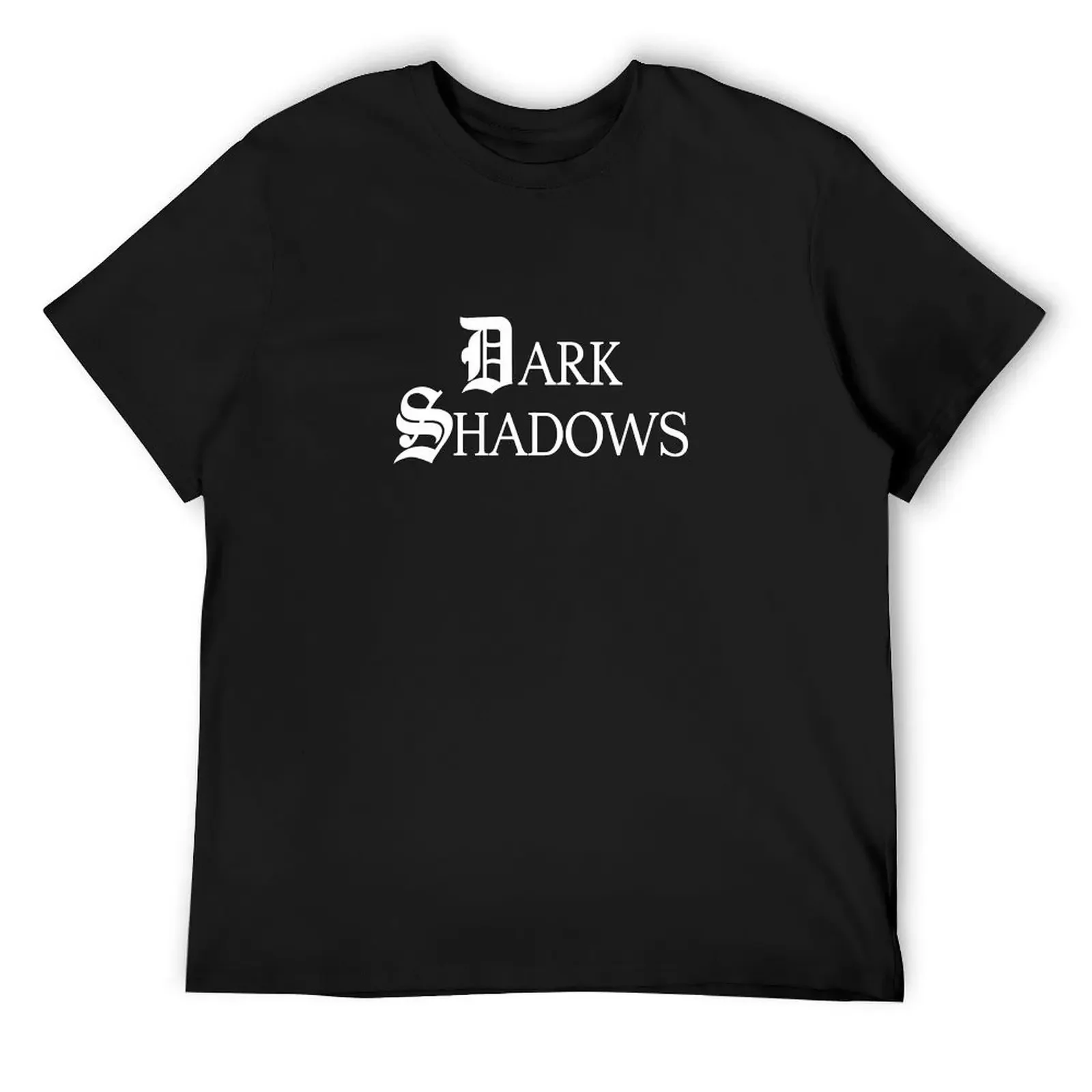 Dark Shadows Tshirt Black Horror Soap Opera T-Shirt aesthetic clothes baggy shirts clothing for men