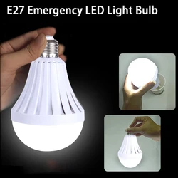 E27 Emergency LED Light Bulb 5w 7w 9w 12w 15w Rechargeable 1200mAh Battery 220V for Camping Tent Lamp Outdoor Lighting