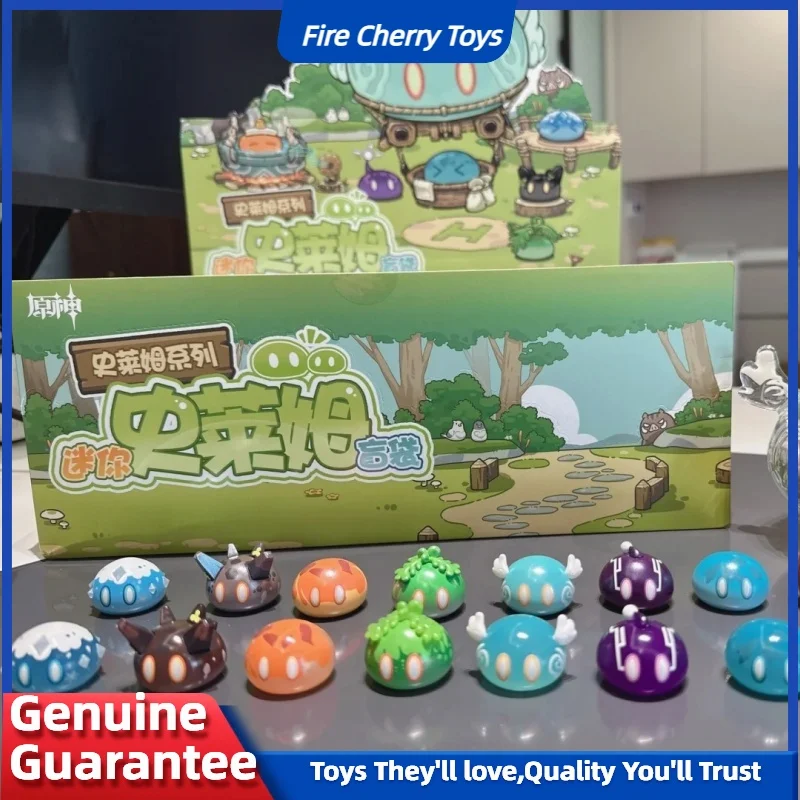 

Original Genshin Impact The Slime Series Blind Box Figurine Cute Game Peripheral Desktop Mystery Bag Mini Figurines Collect Toys