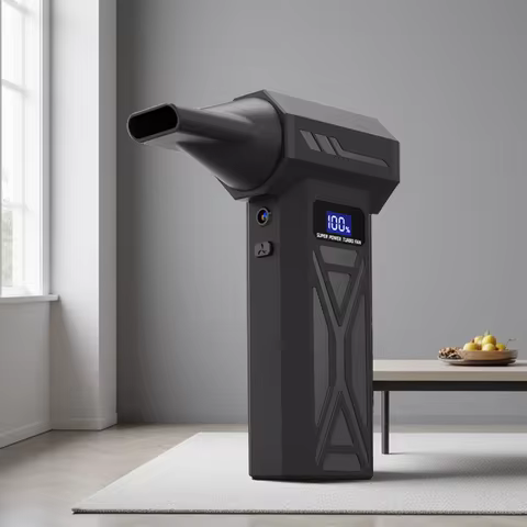P70 High-Speed Violent Turbo Fan 4000mAh 110000RPM Handheld Portable Blower Vacuum Cleaner Dust-Off Device 4 Speed for Car Home